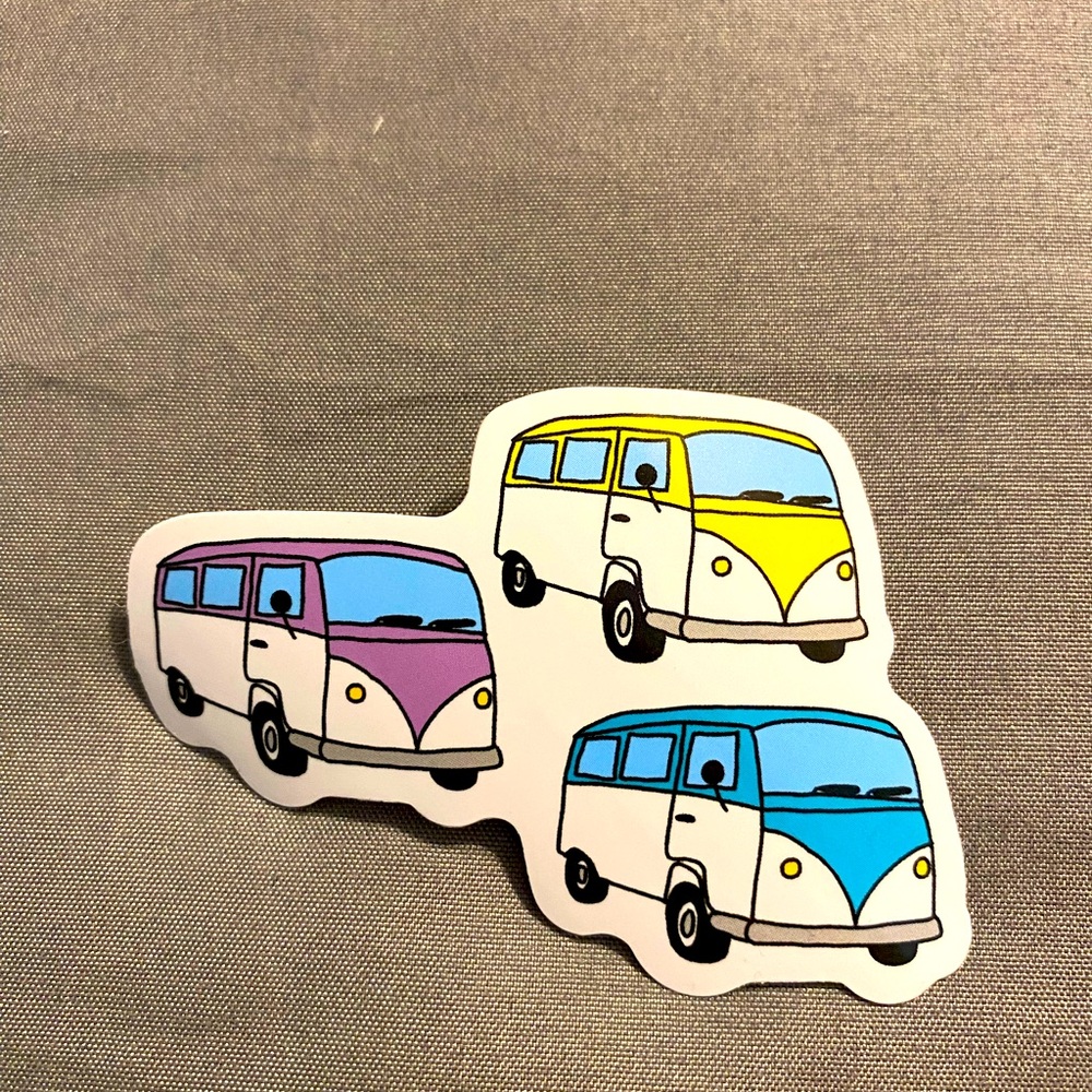 🌈20/$5🌈 VW Bus Sticker